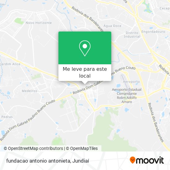 fundacao antonio antonieta mapa