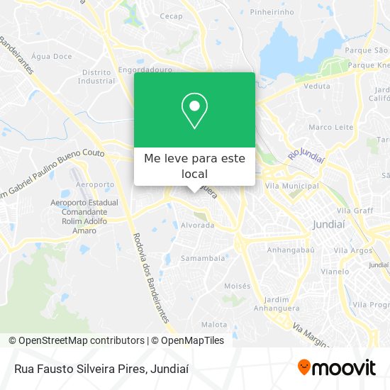 Rua Fausto Silveira Pires mapa