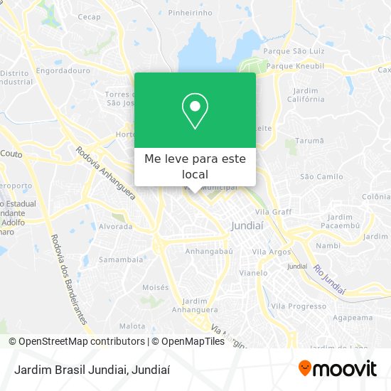 Jardim Brasil Jundiai mapa