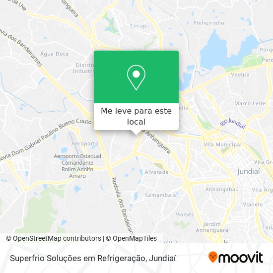 Superfrio Soluções em Refrigeração mapa