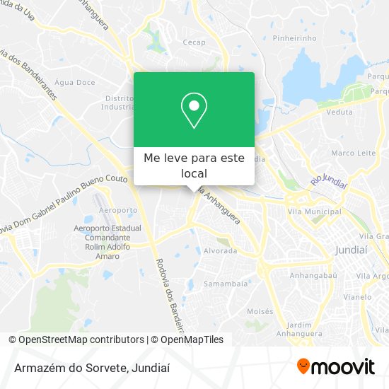 Armazém do Sorvete mapa