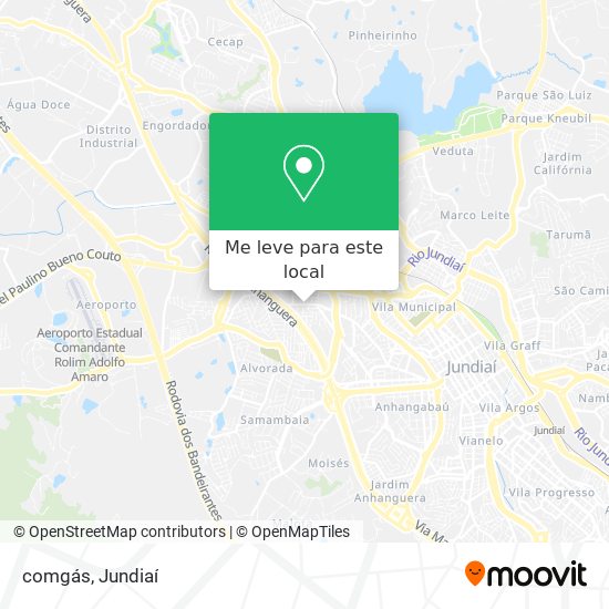 comgás mapa