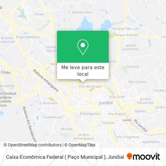 Caixa Econômica Federal ( Paço Municipal ) mapa