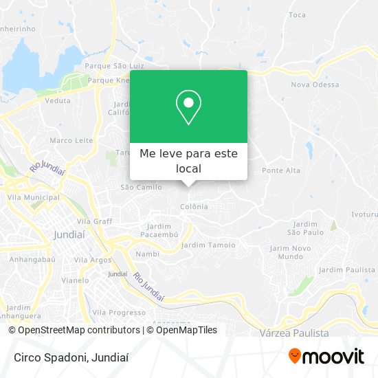 Circo Spadoni mapa