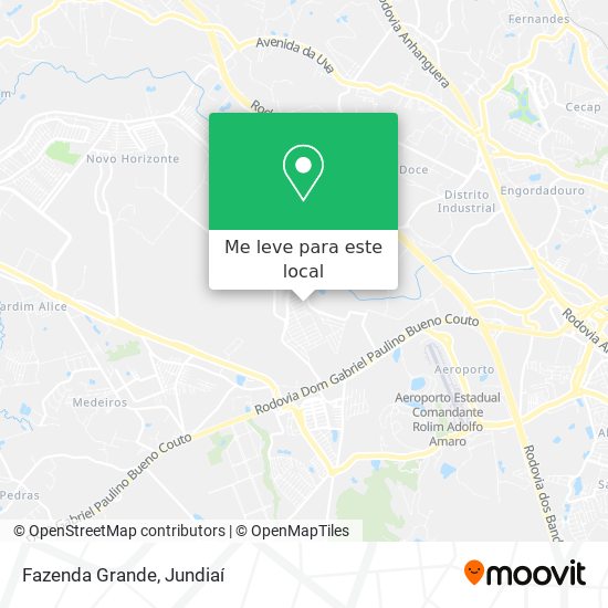 Fazenda Grande mapa
