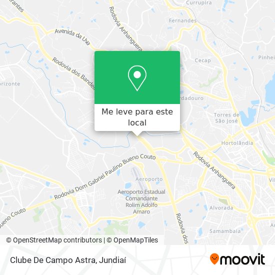 Clube De Campo Astra mapa
