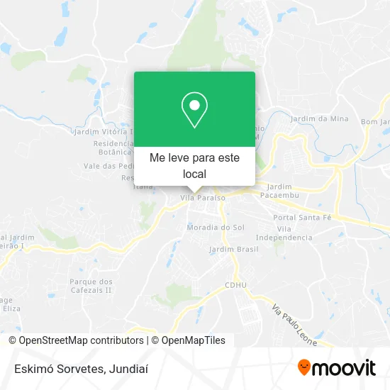Eskimó Sorvetes mapa