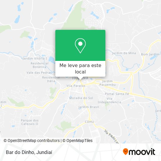 Bar do Dinho mapa