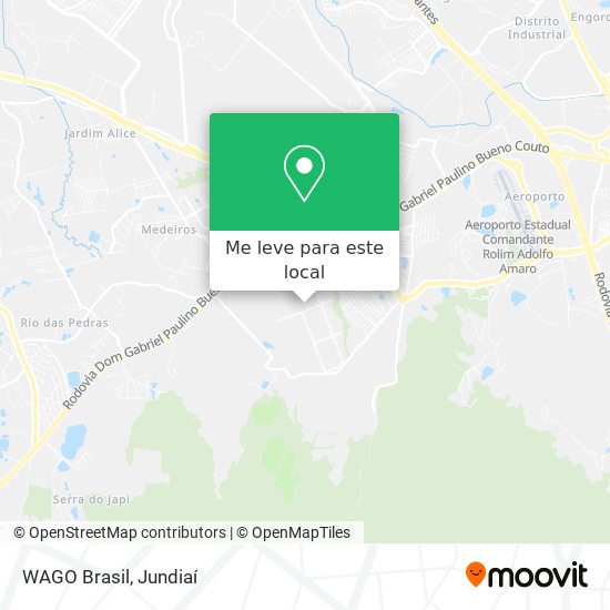 WAGO Brasil mapa