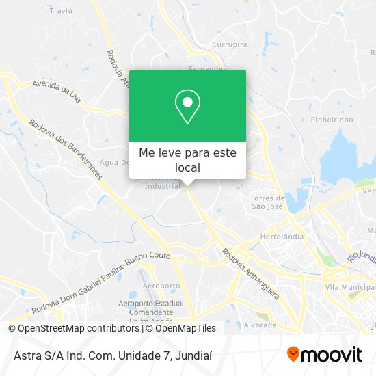 Astra S/A Ind. Com. Unidade 7 mapa