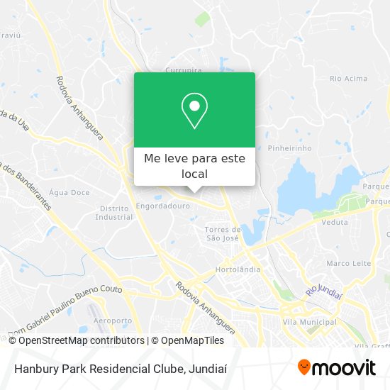 Hanbury Park Residencial Clube mapa
