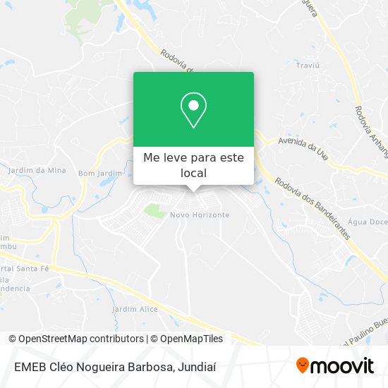 EMEB Cléo Nogueira Barbosa mapa