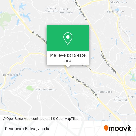 Pesqueiro Estiva mapa