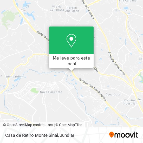 Casa de Retiro Monte Sinai mapa