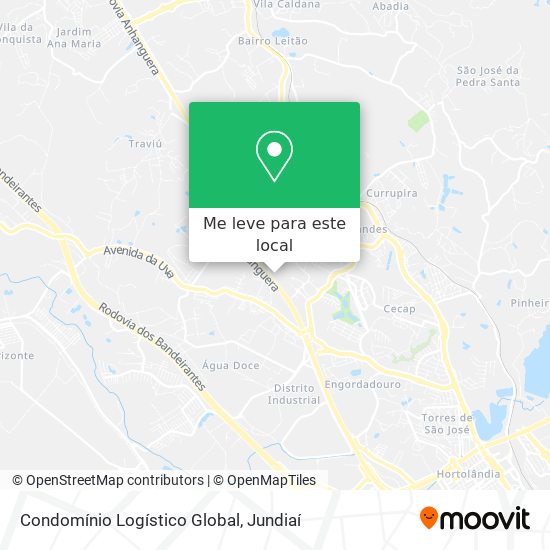 Condomínio Logístico Global mapa