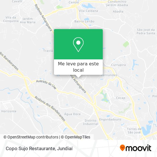 Copo Sujo Restaurante mapa
