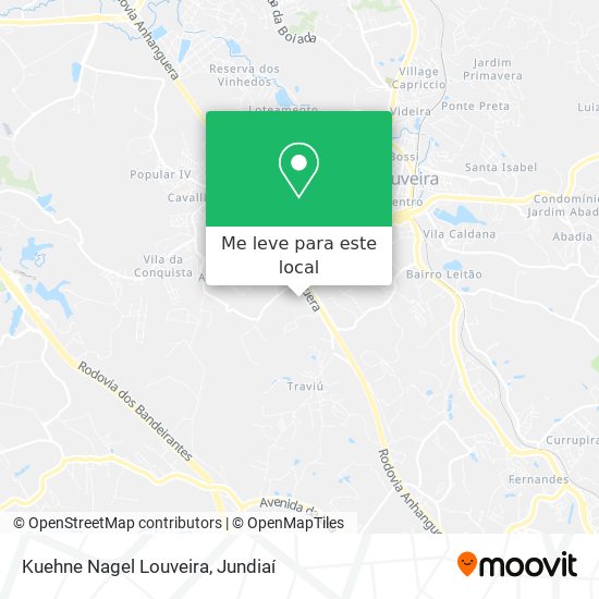 Kuehne Nagel Louveira mapa