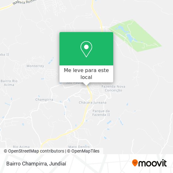 Bairro Champirra mapa