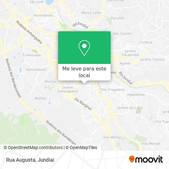 Rua Augusta mapa