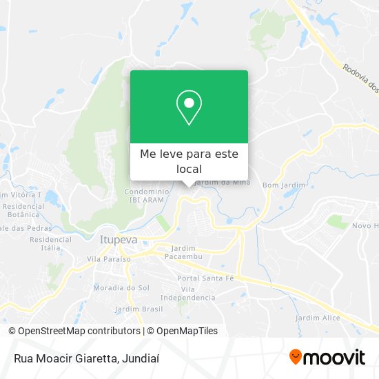 Rua Moacir Giaretta mapa