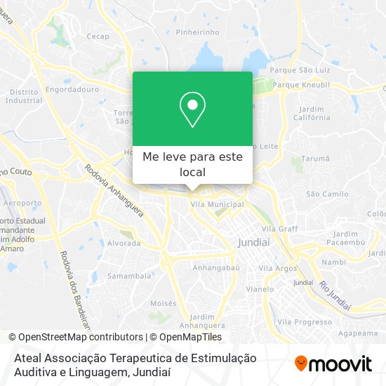 Ateal Associação Terapeutica de Estimulação Auditiva e Linguagem mapa