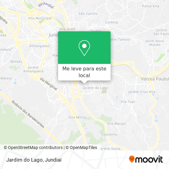Jardim do Lago mapa