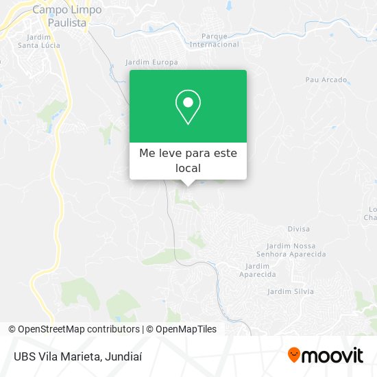 UBS Vila Marieta mapa