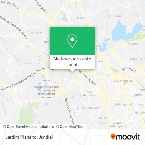 Jardim Planalto mapa