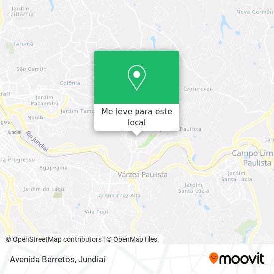 Avenida Barretos mapa