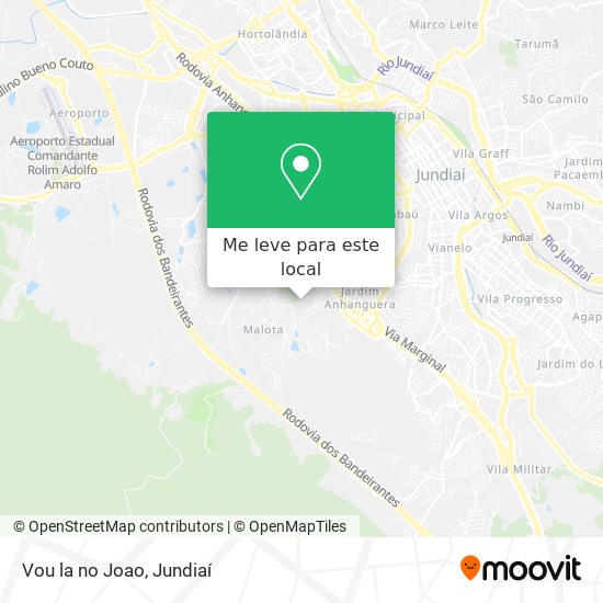 Vou la no Joao mapa