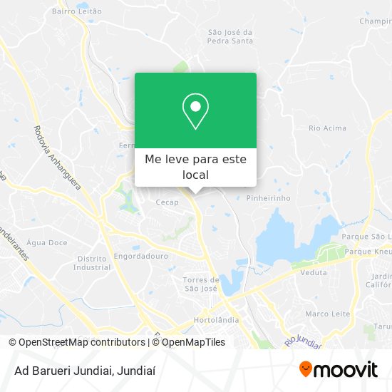 Ad Barueri Jundiai mapa