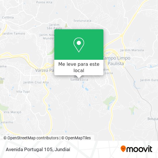 Avenida Portugal 105 mapa