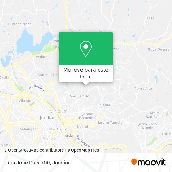 Rua José Dias 700 mapa