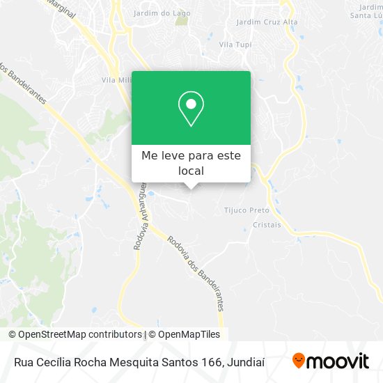 Rua Cecília Rocha Mesquita Santos 166 mapa