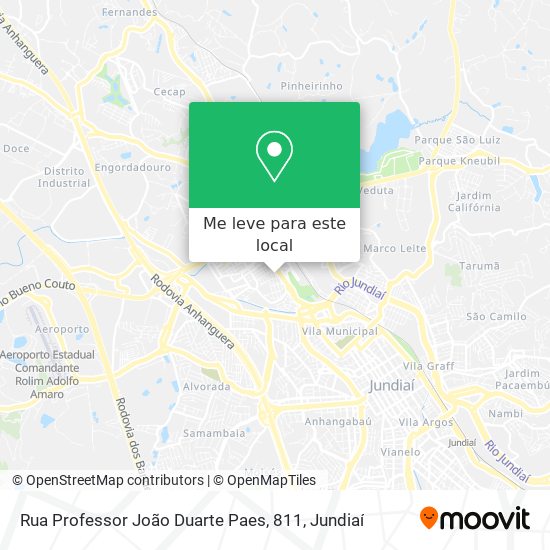 Rua Professor João Duarte Paes, 811 mapa