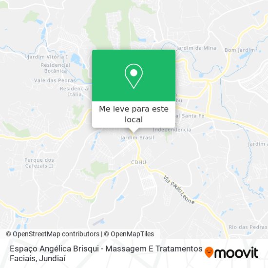Espaço Angélica Brisqui - Massagem E Tratamentos Faciais mapa