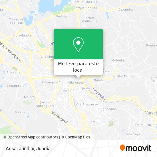 Assai Jundiaí mapa