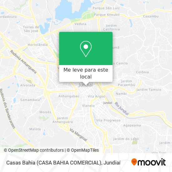 Casas Bahia (CASA BAHIA COMERCIAL) mapa