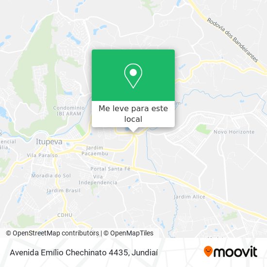 Avenida Emílio Chechinato 4435 mapa