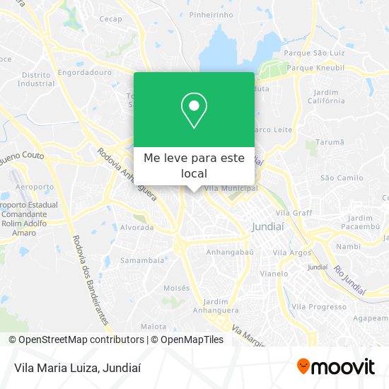 Vila Maria Luiza mapa