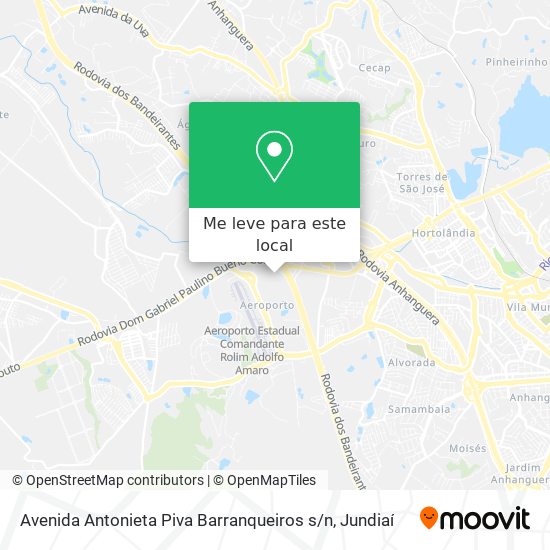 Avenida Antonieta Piva Barranqueiros s / n mapa