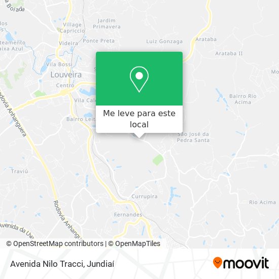 Avenida Nilo Tracci mapa