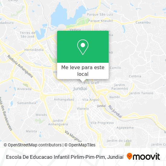 Escola De Educacao Infantil Pirlim-Pim-Pim mapa