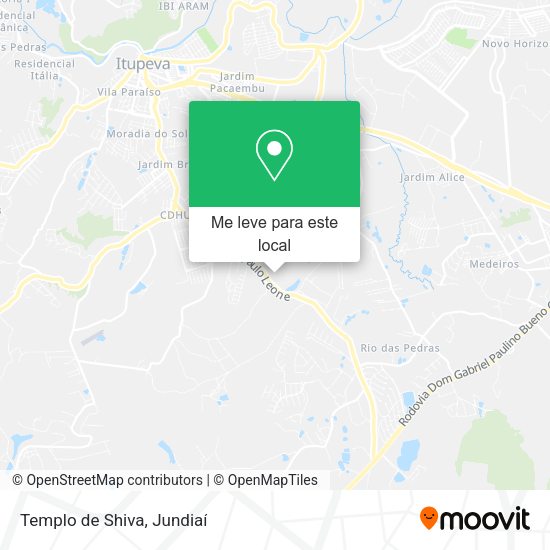 Templo de Shiva mapa