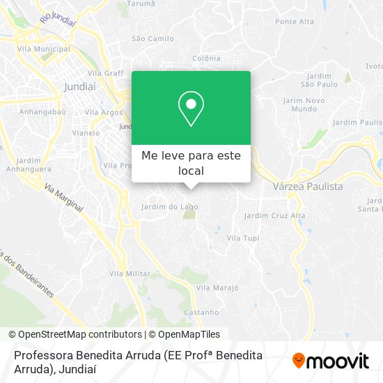 Professora Benedita Arruda (EE Profª Benedita Arruda) mapa