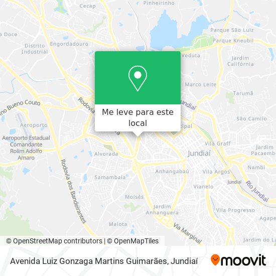 Avenida Luiz Gonzaga Martins Guimarães mapa
