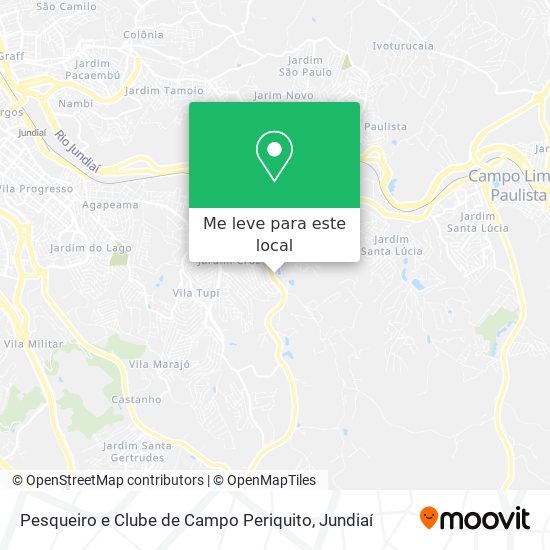 Pesqueiro e Clube de Campo Periquito mapa