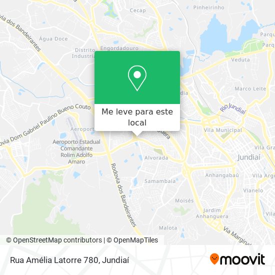 Rua Amélia Latorre 780 mapa