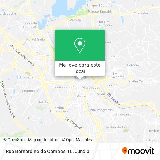 Rua Bernardino de Campos 16 mapa