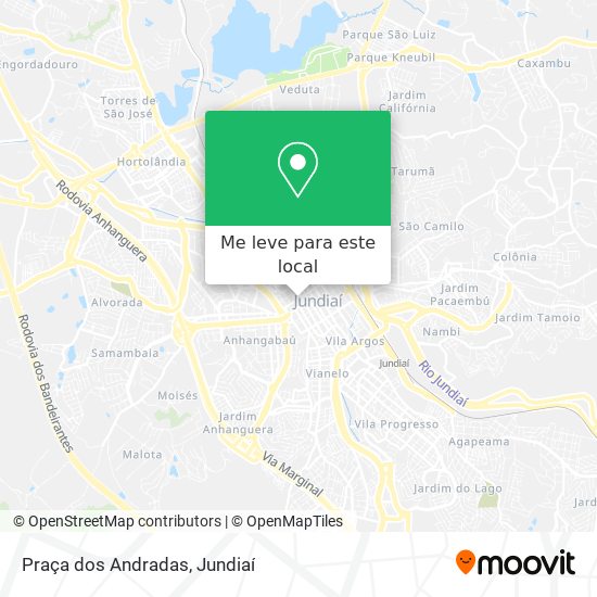 Praça dos Andradas mapa